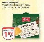 Kaffeepads im Angebot bei GLOBUS in Rostock Kaffeepads Angebote von Melitta bei GLOBUS Rostock für 1,89 €