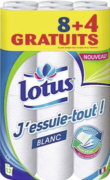 Géant Casino Sigean - J’essuie-tout ! Blanc Promo J’essuie-tout ! Blanc dans le catalogue Géant Casino "Le mois Casinomania" à Sigean