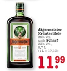Kräuterlikör 35% Vol. Angebote von Jägermeister bei E center Frankfurt für 11,99 €