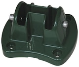 Brico Dépôt Pontivy - Promo Platine de fixation aluminium verte poteau avec encoches Promo Platine de fixation aluminium verte poteau avec encoches à 18,90 € dans le catalogue Brico Dépôt à Pontivy