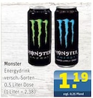 Aktuelle Monster Energy Angebote bei Getränke Arena in Bottrop Aktuelles Energydrink Angebot bei Getränke Arena in Bottrop ab 1,19 €