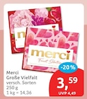 Merci Große Vielfalt bei budni im Prospekt "" für 3,59 €
