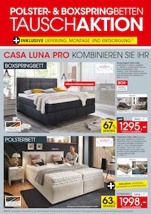 Zurbrüggen Prospekt der aktuellen Woche, gültig von 27.08.2026 bis 14.09.2026 Aktueller Zurbrüggen Prospekt "POLSTER- & BOXSPRINGBETTEN TAUSCHAKTION" mit 4 Seiten