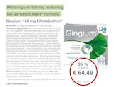 Gingium 120 mg Filmtabletten bei LINDA im Langenlonsheim Prospekt für 64,49 €