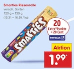 Aktuelle Smarties Angebote bei Netto Marken-Discount in Wuppertal Aktuelles Smarties Riesenrolle Angebot bei Netto Marken-Discount in Wuppertal ab 1,99 €