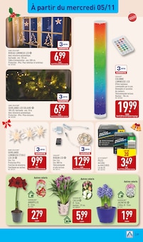 Promotion Guirlande Led dans le prospectus Aldi, valable du 04/11/2025 au 10/11/2025 Promo Guirlande Led dans le catalogue Aldi du moment à la page 29