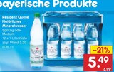 Natürliches Mineralwasser im Angebot bei Netto Marken-Discount in Regensburg Natürliches Mineralwasser Angebote von Residenz Quelle bei Netto Marken-Discount Regensburg für 5,49 €