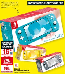 Carrefour Market Annonay - Console nintendo switch lite Promo Console nintendo switch lite dans le catalogue Carrefour Market "Maintenant et moins cher !" à Annonay