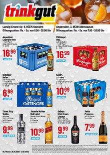 Trinkgut Allershausen Prospekt der aktuellen Woche, gültig von 26.01.2026 bis 31.01.2026 Aktueller Trinkgut Allershausen Prospekt "Aktuelle Angebote" mit 4 Seiten