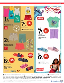 Promo Tongs dans le catalogue E.Leclerc du moment à la page 29
