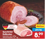 Spanferkel-Rollbraten im Angebot bei Netto Marken-Discount in Villingen-Schwenningen Spanferkel-Rollbraten Angebote bei Netto Marken-Discount Villingen-Schwenningen für 8,99 €