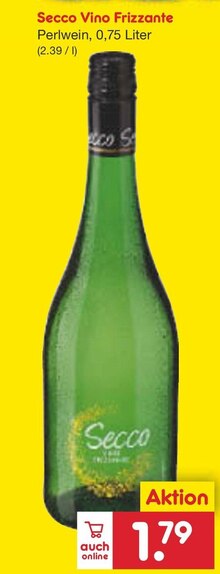 Netto Marken-Discount Herrsching - Secco Vino Frizzante Secco Vino Frizzante Angebot bei Netto Marken-Discount Herrsching im Prospekt "Fisch verliebt? Dann geh doch zu Netto!"