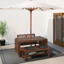IKEA Seevetal - Tisch+2 Bänke/außen Tisch+2 Bänke/außen Angebot bei IKEA Seevetal im Prospekt "Jetzt alles für dein Badezimmer noch günstiger."