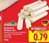 Bratwurst Berliner Art von Bauern Gut im aktuellen E center Prospekt