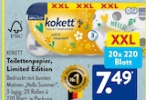 Toilettenpapier Limited Edition von Kokett im aktuellen ALDI SÜD Prospekt für 7,49 €