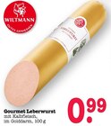 Gourmet Leberwurst im Angebot bei E center in Mainz Gourmet Leberwurst Angebote von Wiltmann bei E center Mainz für 0,99 €