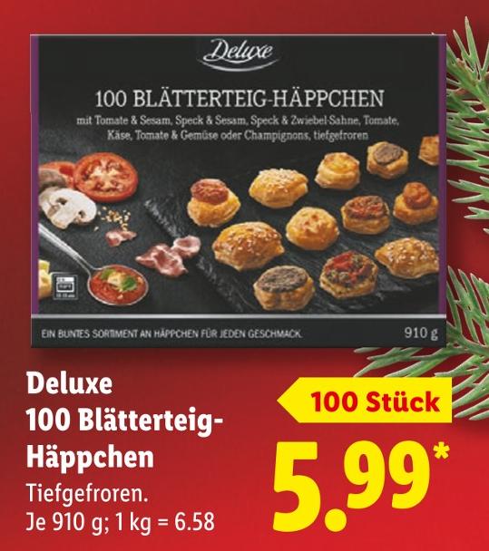 100 Blätterteig-Häppchen