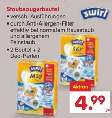 Staubsaugerbeutel bei Netto Marken-Discount in Herne Staubsaugerbeutel im Angebot bei Netto Marken-Discount Herne für 4,99 €