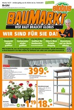 Globus-Baumarkt Prospekt für Köln mit 24 Seiten Globus-Baumarkt Prospekt für Köln: "WER BAUT BRAUCHT GLOBUS", 24 Seiten, 04.04.2021 - 10.04.2021
