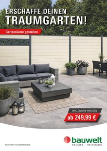 Aktueller bauwelt Delmes Heitmann Prospekt (Bardowick, 1 Seite zum blättern bauwelt Delmes Heitmann Prospekt Gartenräume gestalten mit 1 Seite