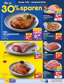 Fleisch im Netto Marken-Discount Prospekt "Aktuelle Angebote" mit 71 Seiten (Cottbus)
