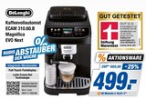 Kaffeevollautomat ECAM 310.60.B Magnifica EVO Next im Angebot bei expert in Norderstedt Kaffeevollautomat ECAM 310.60.B Magnifica EVO Next Angebote von DeLonghi bei expert Norderstedt für 499,00 €