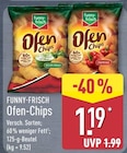 Ofen-Chips Sour Cream von Funny-Frisch für 1,19 € bei ALDI Nord im Angebot Ofen-Chips Sour Cream von Funny-Frisch im aktuellen ALDI Nord Prospekt