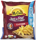 Just au Four - MCCAIN en promo chez Supermarchés Match Wattrelos à 4,39 €