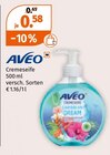 Cremeseife Angebote von AVEO bei Müller Regensburg für 0,58 €