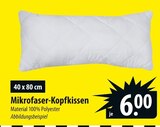 famila Nordost Tarp - Mikrofaser-Kopfkissen Angebot im Prospekt Mikrofaser-Kopfkissen bei famila Nordost im Tarp Prospekt für 6,00 €