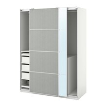 IKEA Braunschweig - Schrankkombination weiß/hellgrün Spiegelglas 150x66x201 cm Schrankkombination weiß/hellgrün Spiegelglas 150x66x201 cm Angebot bei IKEA Braunschweig im Prospekt Letzte Chance! Schnell sein lohnt sich!