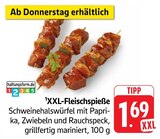 XXL-Fleischspieße Angebote bei E center Freiburg für 1,69 €