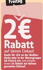2€ Rabatt bei REWE im Prospekt "" für 