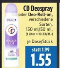 CD Deospray Angebote bei EDEKA Gießen für 1,55 €