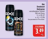 Deodorant Bodyspray Alaska im Angebot bei Marktkauf in Bautzen Deodorant Bodyspray Alaska Angebote von Axe bei Marktkauf Bautzen für 3,49 €