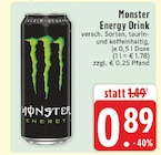 Energy Drink Angebote von Monster bei E center Herne für 0,89 €