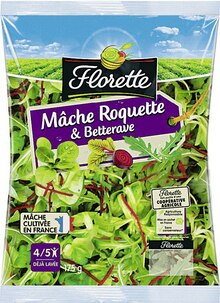 Géant Casino Clermont-Ferrand - Mâche Roquette Betterave et Croutons Caesar Promo Mâche Roquette Betterave et Croutons Caesar dans le catalogue Géant Casino "Maxi lot, maxi éco" à Clermont-Ferrand