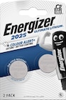Knopfzelle CR2025 Lithium Child Shield von Energizer für 6,95 € bei dm-drogerie markt im Angebot Knopfzelle CR2025 Lithium Child Shield von Energizer im aktuellen dm-drogerie markt Prospekt