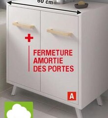Brico Dépôt Linas - MEUBLE SOUS-LAVABO L. 60 CM "LADOGA" Promo MEUBLE SOUS-LAVABO L. 60 CM "LADOGA" dans le catalogue Brico Dépôt Ne cherchez pas ailleurs les prix bas c'est ici ! à Linas