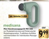 Mini Handmassagegerät MH 330 Angebote von medisana bei E center Villingen-Schwenningen für 9,99 €