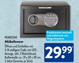 Möbeltresor von WORKZONE im aktuellen ALDI SÜD Prospekt für 29,99 €