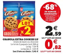 Hyper U Servon - GRANOLA EXTRA COOKIES Promo GRANOLA EXTRA COOKIES dans le catalogue Hyper U Sous le soleil, les prix à Servon