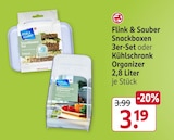 Snackboxen Set von Flink & Sauber im aktuellen Rossmann Prospekt für 3,19 €