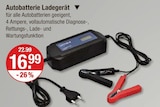 Aktuelle Autobatterie Angebote bei V-Markt in Augsburg Aktuelles Autobatterie Ladegerät Angebot bei V-Markt in Augsburg ab 16,99 €