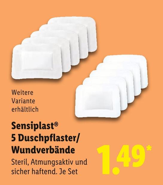 5 Duschpflaster/Wundverbände