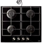Plaque de cuisson gaz verre noir - Cooke and Lewis en promo chez Brico Dépôt Wattrelos à 175,00 €