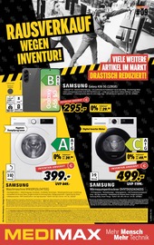 Aktueller MEDIMAX Prospekt mit Smartphone, "RAUSVERKAUF WEGEN INVENTUR!", Seite 1