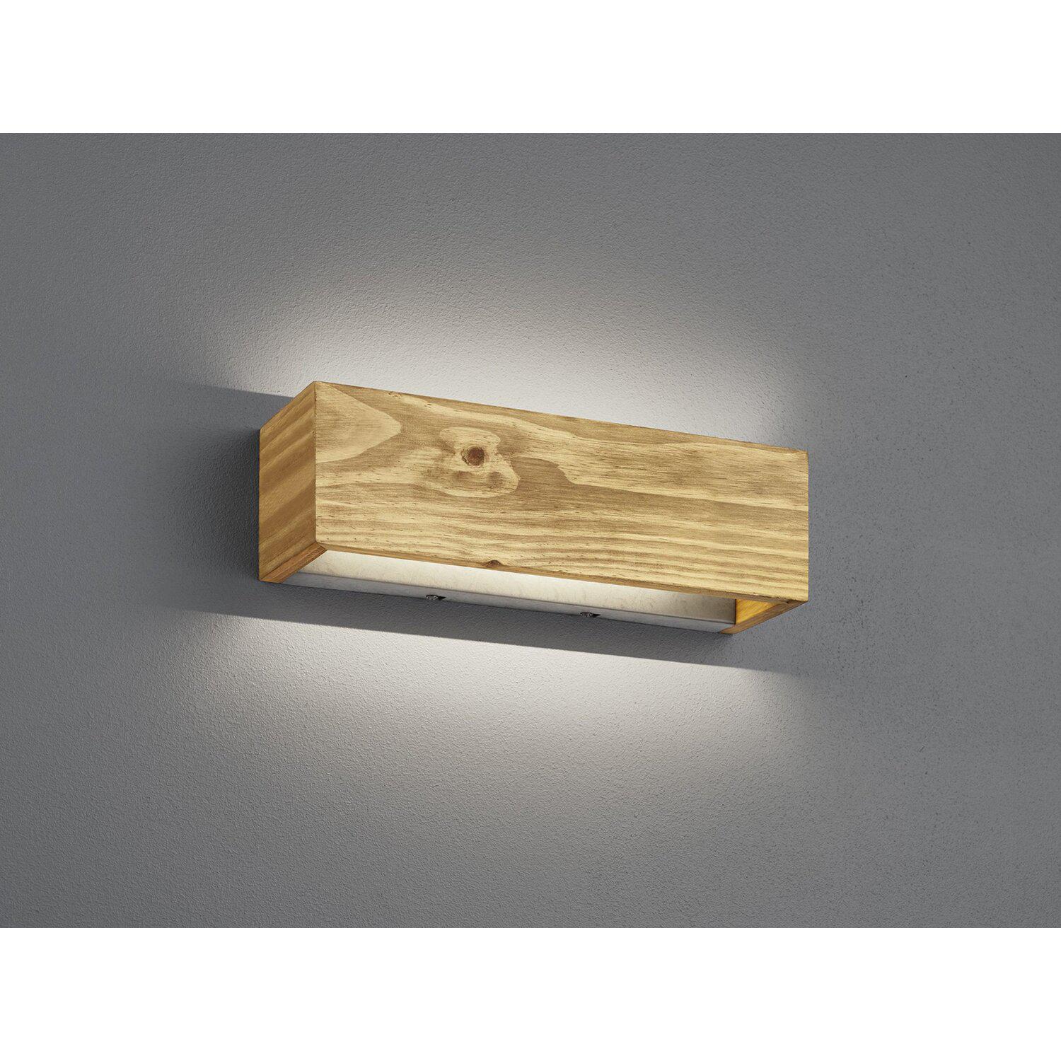 OBI Letzlingen - LED-Wandleuchte Brad 13,5W Echtholz und Metall Nickel antik LED-Wandleuchte Brad 13,5W Echtholz und Metall Nickel antik Angebot bei OBI Letzlingen im Prospekt INNENBELEUCHTUNG