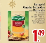 Cheddar, Butterkäse oder Mozzarella von kerrygold im aktuellen EDEKA Prospekt für 1,49 €