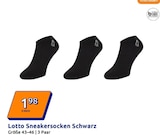 Sneakersocken Schwarz im aktuellen Prospekt bei Action in Bad Schönborn